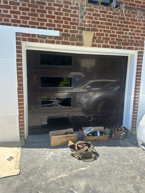 Modern Garage Door Installation in the Heart of DC