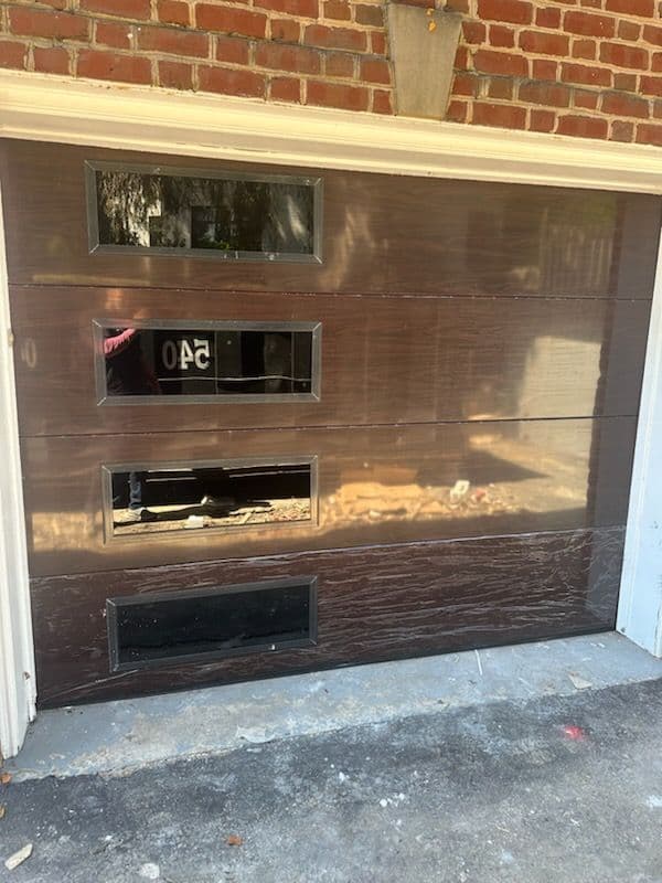 Modern Garage Door Installation in the Heart of DC
