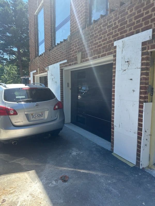 Modern Garage Door Installation in the Heart of DC